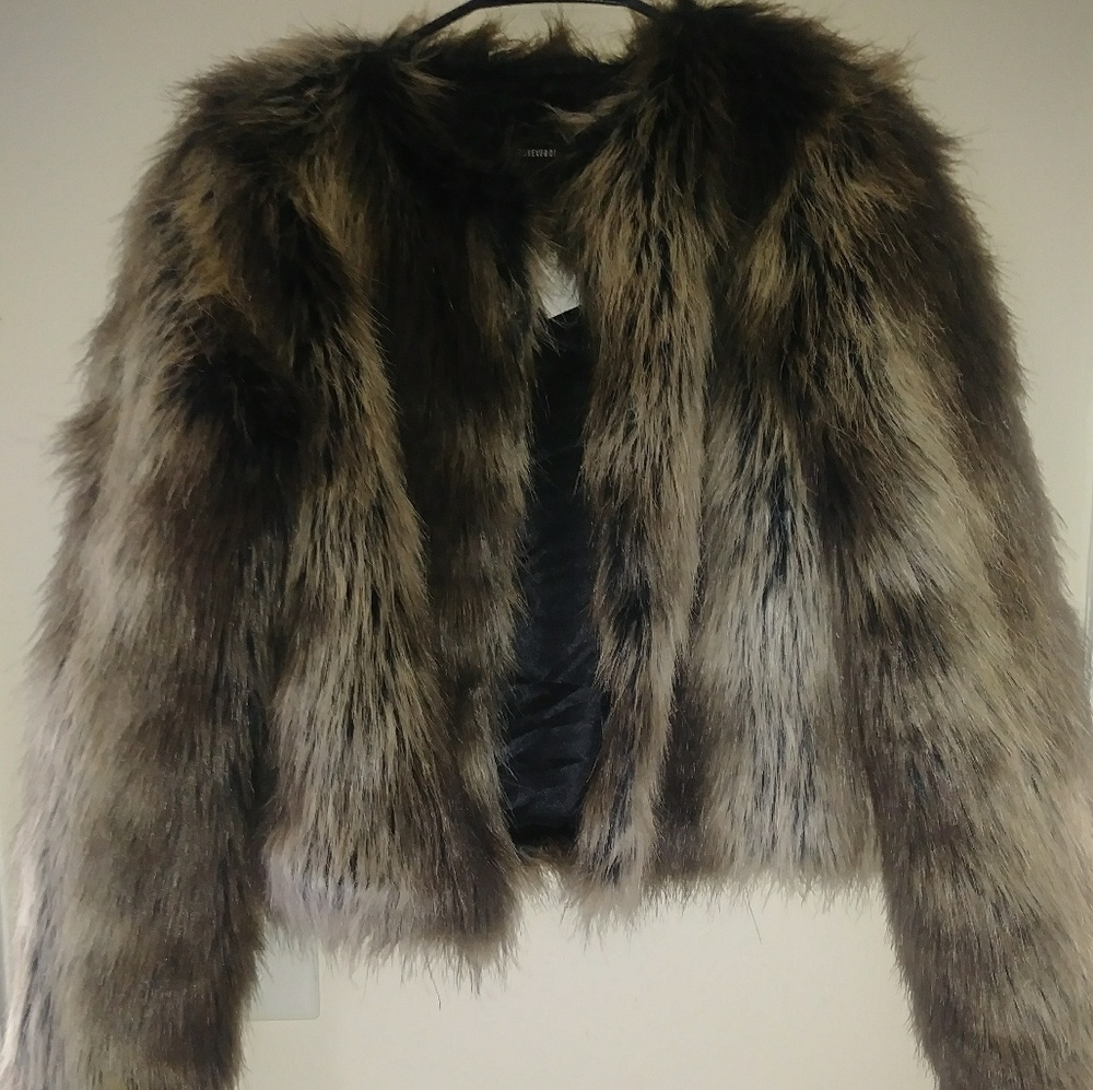 Forever 21 Faux Fur Coat